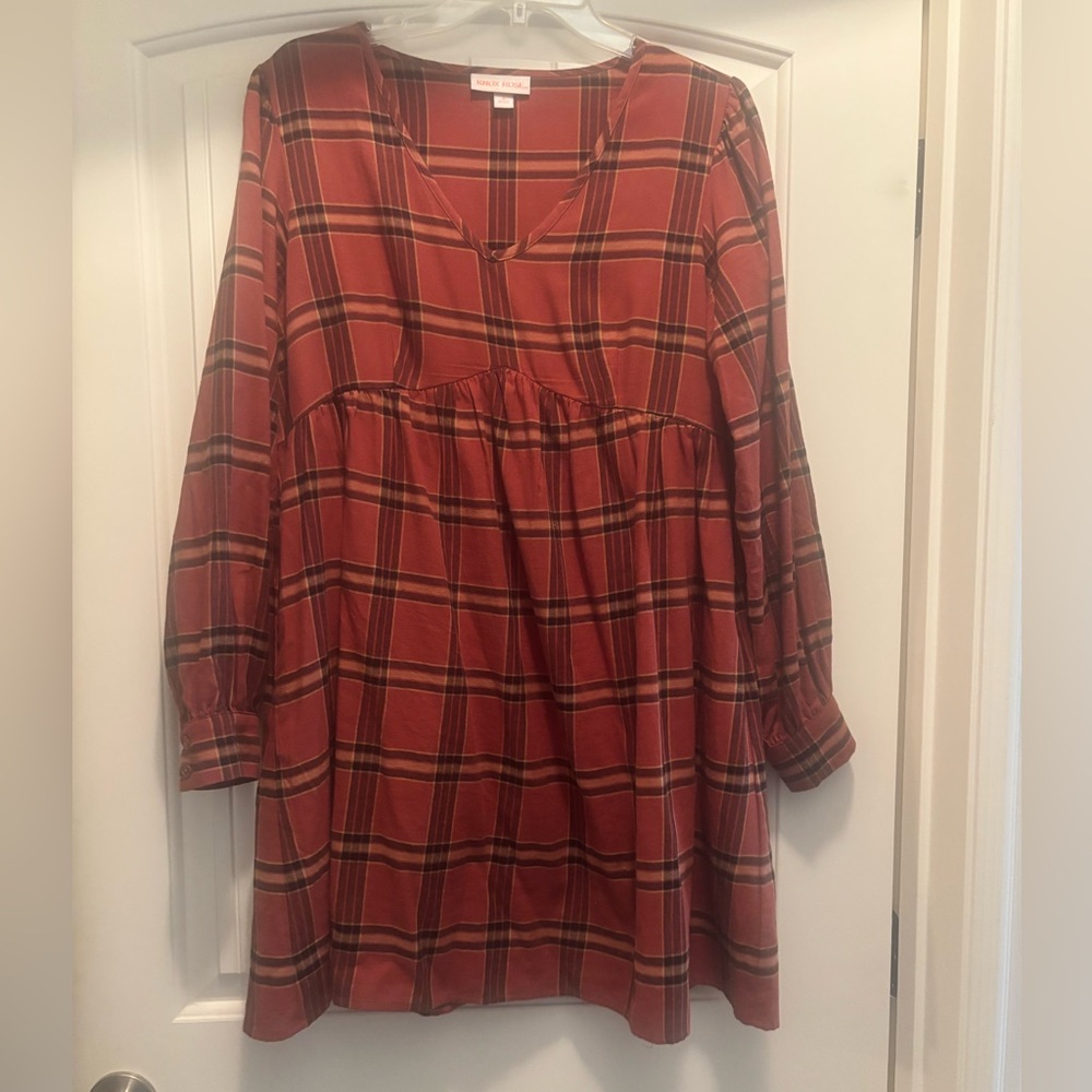 Knox Rose S plaid dress